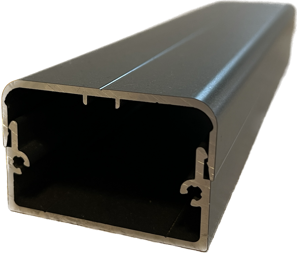Unterputz TV Kabelkanal Set – 1000 Mm + 2 Winkel + 2 Klappen – Weiß, Für Saubere Kabelverlegung